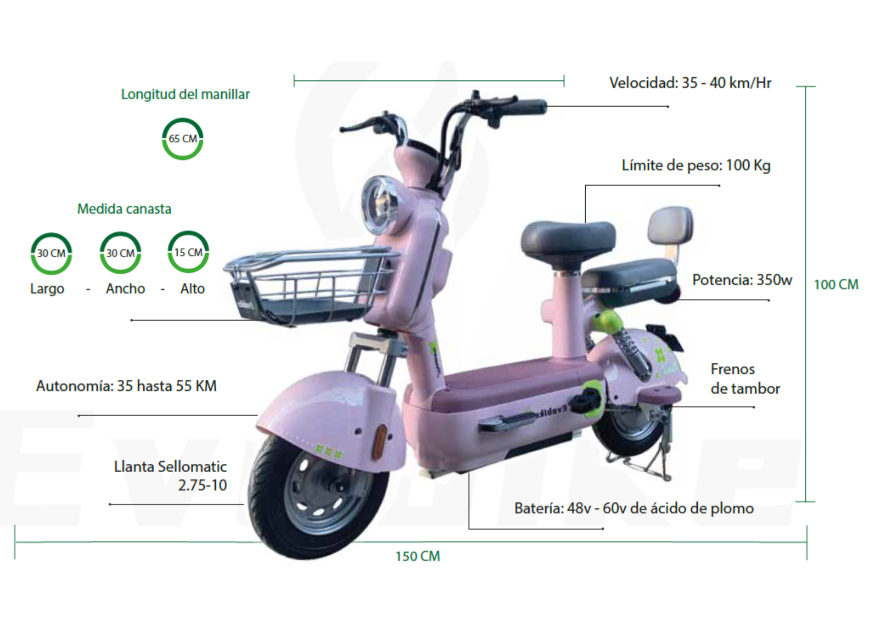 BICIMOTO ELÉCTICA PRIMAVERA - Mi tienda